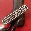 Vintage Holzteller mit Messer National-Turntag 1974