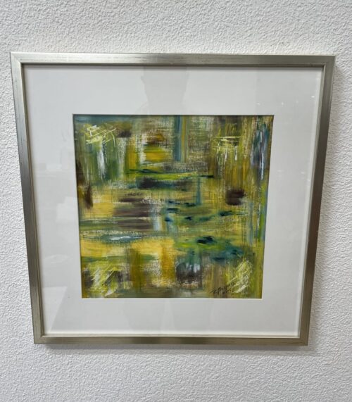 Abstraktes Gemälde von R. Gaspers 2015, 53 x 53 cm