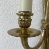 Vintage Wandlampe mit zwei Armen in Goldoptik
