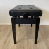 Klavierhocker mit Höhenverstellung schwarz