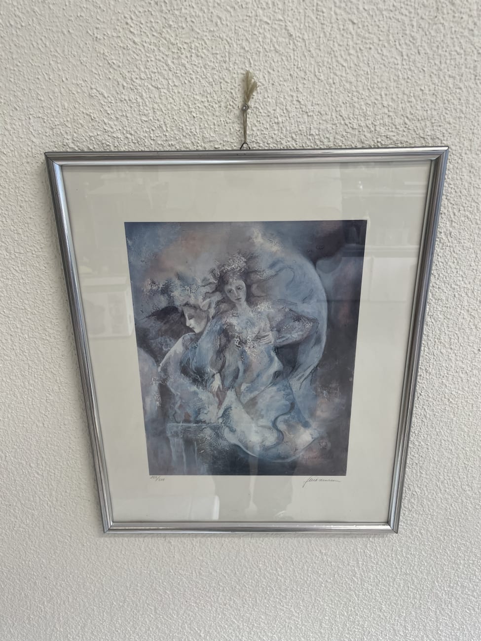 R.G. Sinfonie in Blau gerahmte Druckgrafik