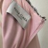 Rosa Clara Cocktailkleid schwarz rosa mit Spitze, Grösse 42