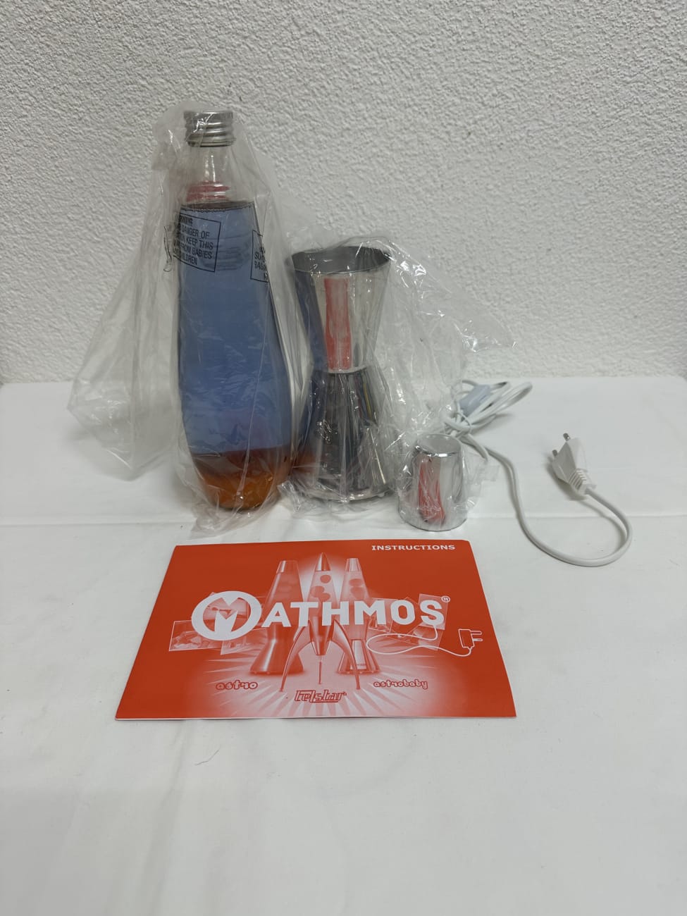 Mathmos Astrobaby Lava Lampe handgemacht in UK im Karton