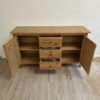 Landhaus Sideboard aus Kiefernholz mit 3 Schubladen und 2 Türen
