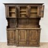 Vitrinenschrank Landhausstil Vintage aus Massivholz