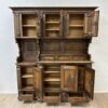 Vitrinenschrank Landhausstil Vintage aus Massivholz