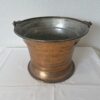 Eimer aus Kupfer und Zinn Vintage