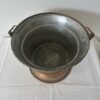 Eimer aus Kupfer und Zinn Vintage