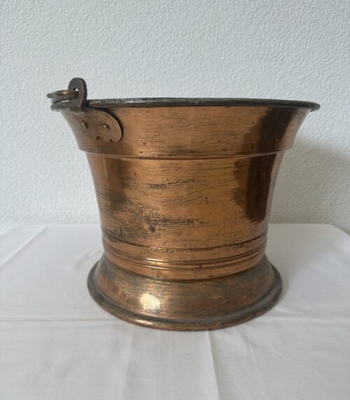 Eimer aus Kupfer und Zinn Vintage