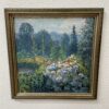 Impressionistisches Ölgemälde Blumenlandschaft signiert Mannel 49