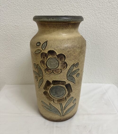 Keramikvase Scheurish-Keramiken mit floraler Prägung