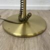 Vintage 1970er Stehlampe ELCOM in Gold mit verstellbarem Spot