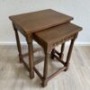Vintage Beistelltisch aus massivem Holz rustikal