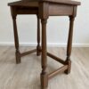 Vintage Beistelltisch aus massivem Holz rustikal