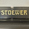 Vintage Schreibmaschine STOEWER RECORD aus Metall, schwarz
