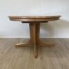 Moderner runder Esstisch ausziehbar aus Holz ca. 120 cm