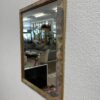 Vintage Wandspiegel mit floral bemaltem Rahmen