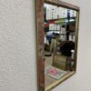 Vintage Wandspiegel mit floral bemaltem Rahmen