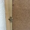 Vintage Wandspiegel mit floral bemaltem Rahmen