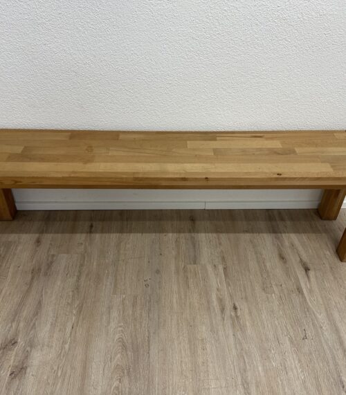 Sitzbank Kernbuche massiv