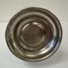 Vintage Glas Karaffe mit Zinnbeschlag und Traubenmotiv