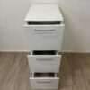 Weisser Aktenschrank mit 3 Schubladen kompakt