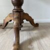 Vintage Halbmond Konsolentisch mit gewellter Tischplatte aus Holz