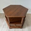 Vintage Eckschrank in hexagonaler Form mit Schublade