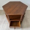 Vintage Eckschrank in hexagonaler Form mit Schublade