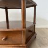Vintage Eckschrank in hexagonaler Form mit Schublade