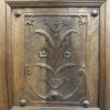 Vintage Kleiderschrank mit geschnitzten Türen aus Holz