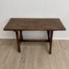 Vintage Holztisch rustikal mit schmaler rechteckiger Platte