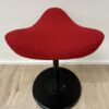 Vintage Stokke Drehhocker mit rotem ergonomischem Sitz