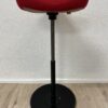 Vintage Stokke Drehhocker mit rotem ergonomischem Sitz