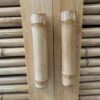 Vintage Konsolenschrank mit Bambusfront im Tropenstil