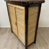 Vintage Konsolenschrank mit Bambusfront im Tropenstil