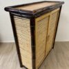 Vintage Konsolenschrank mit Bambusfront im Tropenstil