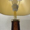Vintage Tischlampe Robert de Schuytener mit Holzfuss