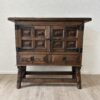 Vintage Holzkommode mit Türen und Schubladen rustikal
