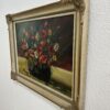 Vintage Ölgemälde Blumenstillleben im goldenen Rahmen