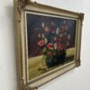 Vintage Ölgemälde Blumenstillleben im goldenen Rahmen