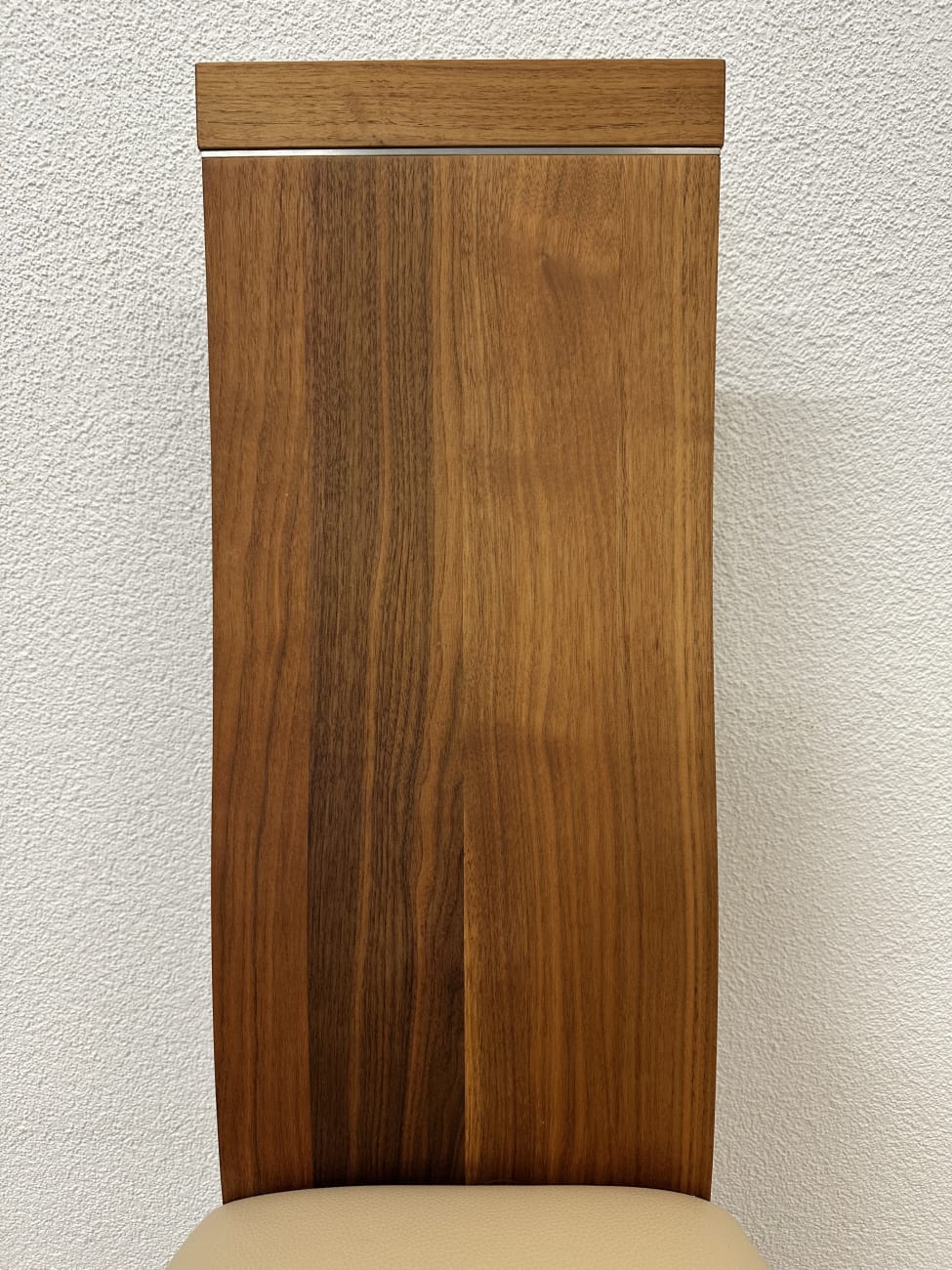 Venjakob Design Nussbaumholz Stühle 6er-Set mit Lederbezug – Bild 6