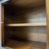 Vintage Vitrinenschrank aus Holz mit Intarsie
