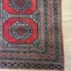 Vintage Orientteppich rot mit geometrischem Muster 90x170 cm