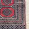 Vintage Orientteppich rot mit geometrischem Muster 90x170 cm