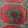 Vintage Orientteppich rot mit geometrischem Muster 90x170 cm