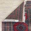 Vintage Orientteppich rot mit geometrischem Muster 90x170 cm