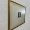Radierung Gapaty 27/50 im goldfarbenen Rahmen