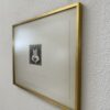 Radierung Gapaty 27/50 im goldfarbenen Rahmen