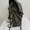 Vintage Trekkingrucksack olivgrün mit Rollverschluss
